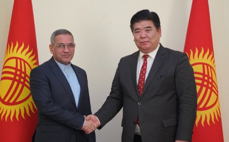 Министр встретился Послом Исламской Республики Иран в Кыргызстане