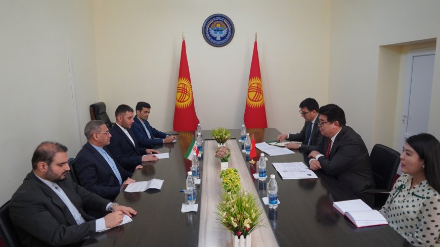 Министр встретился Послом Исламской Республики Иран в Кыргызстане