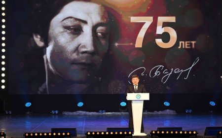 Председатель Кабинета Министров-Руководитель Администрации Президента Кыргызской Республики Акылбек Жапаров принял участие в мероприятии, посвященном 75-летию Народного артиста СССР, балетмейстера Чолпонбека Базарбаева