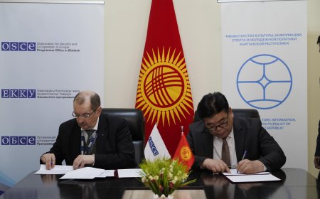 Подписан совместный План сотрудничества Министерства культуры  с Программным офисом ОБСЕ в Бишкеке