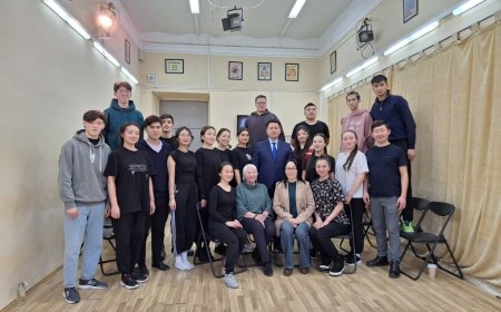 Первый заместитель министра Тимурлан Ажымалиев встретился с кыргызскими студентами, обучающимся в Москве