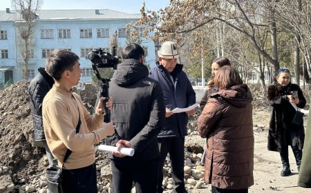 Мукаш Абдраев атындагы музыкалык мектеп-интернатында жаңы жатаканынын курулуш иштери башталды