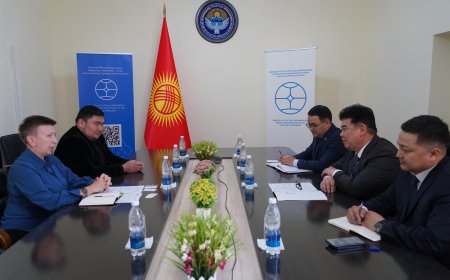 Алтынбек Максутов Кыргызстандагы БУУ КЖКБнын жетекчиси Елена Гусева менен жолукту