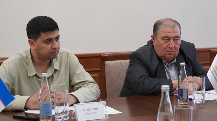 Тимурлан Ажымалиев встретился с заместителем директора Государственного агентства кинематографии Узбекистана Шухратом Ризаевым