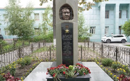 Состоялось торжественное открытие стелы поэта, журналиста и Героя Советского Союза Мусы Джалиля