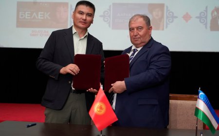 Кыргызстан менен Өзбекстандын ортосунда кинематография жаатында кызматташуу тууралуу меморандумуна кол коюлду