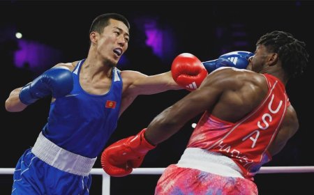 Олимпиада-2024: Боксчу Мунарбек Сейитбек уулу жарым финалга чыкты