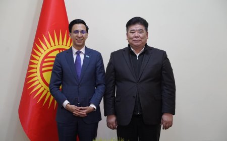 Министр культуры Алтынбек Максутов встретился с главой ЮНИСЕФ в Кыргызстане