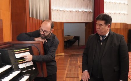 В Национальной филармонии презентовали восстановленный орган – единственный в Кыргызстане