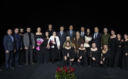 Бишкекте Азербайжан мамлекеттик пантомима театрынын аткаруусунда “Маңкурт” спектакли көрсөтүлдү