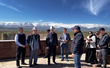 Маданият министри Мирбек Мамбеталиев Талас облусуна иш сапары менен барды