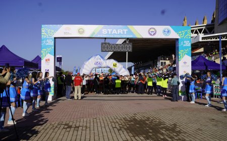 В Чолпон-Ате прошел марафон «Run the Silk Road — ШОС»