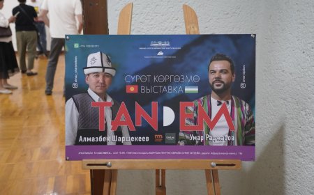 В Бишкеке открылась художественная выставка «Тандем»