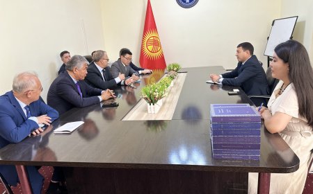 Мирбек Мамбеталиев встретился с официальной делегацией международного форума «Чынгыз Айтматов — будущее тюркского мира»