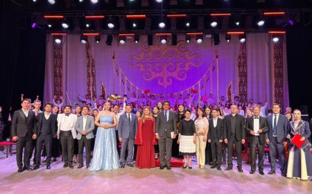 Студенты Кыргызской национальной консерватории имени К. Молдобасанова представили отчётный концерт в филармонии