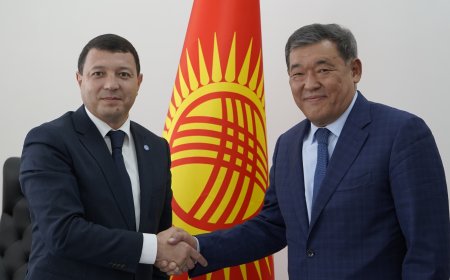 Мирбек Мамбеталиев Казакстан Республикасынын Элчиси Рапил Жошыбаев менен жолугушту