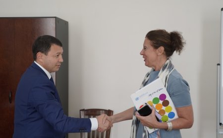 Мирбек Мамбеталиев БУУнун Кыргызстандагы туруктуу координатору Антье Граве менен жолукту