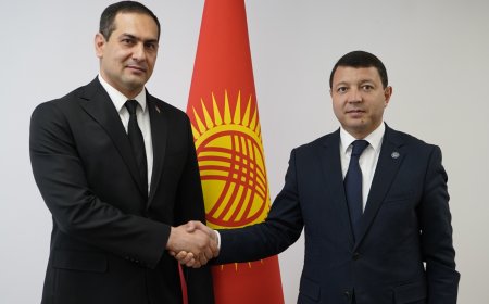 Мирбек Мамбеталиев Түркмөнстандын Атайын жана Ыйгарым укуктуу Элчиси менен жолугушту