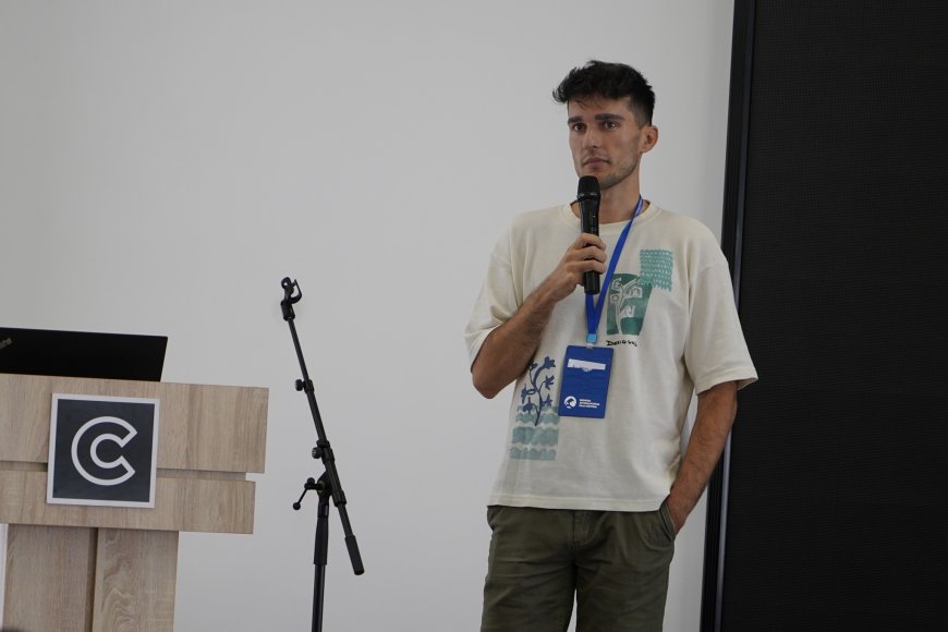 Хорватиялык композитор Озрен К. Глазер Бишкекте мастер-класс өттү