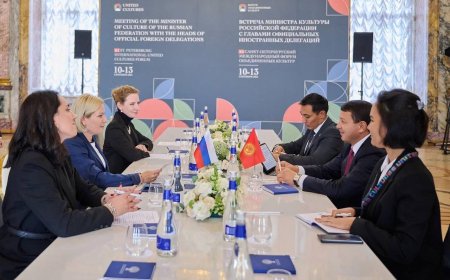 МИРБЕК МАМБЕТАЛИЕВ И ОЛЬГА ЛЮБИМОВА ПРОВЕЛИ ДВУСТОРОННЮЮ ВСТРЕЧУ