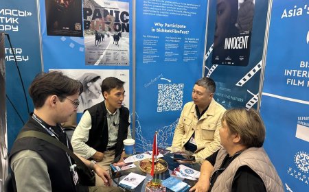 ПУСАН ЭЛ АРАЛЫК КИНОФЕСТИВАЛЫНДА КЫРГЫЗ КИНОСУНУН СТЕНДИ АЧЫЛДЫ